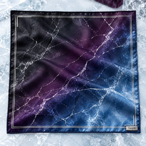 Tarqeln Glacier Pocket Square