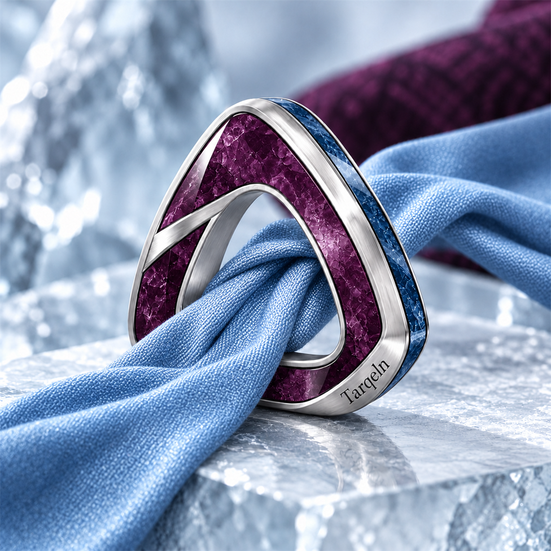 Tarqeln Sculpted Scarf Ring