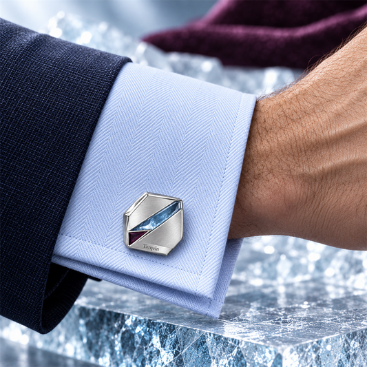 Tarqeln Arctic Facet Cufflinks