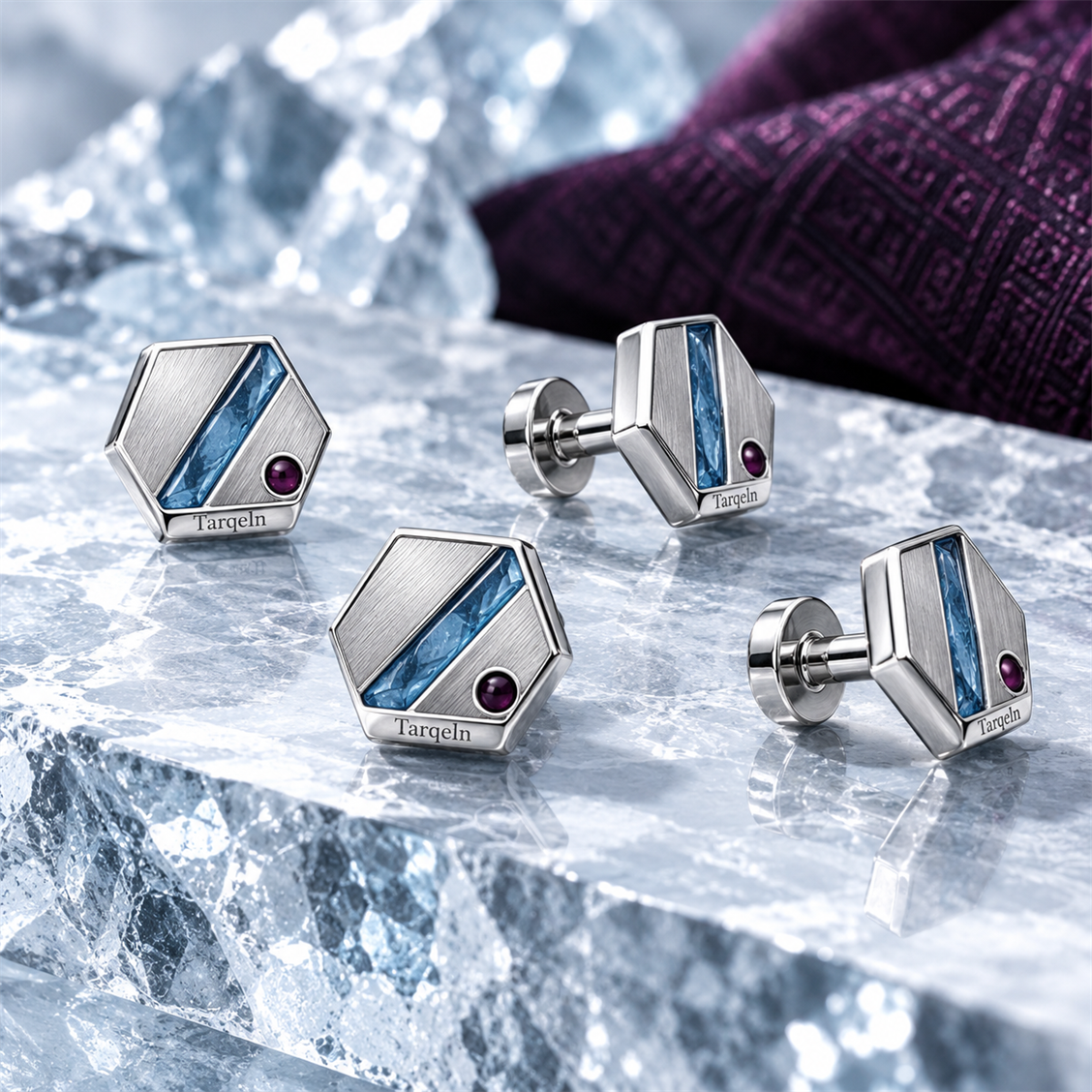 Tarqeln Glacier Shirt Stud Set